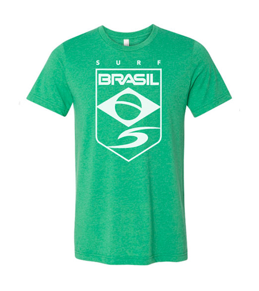 Green BR SURF Ice Cream Flag Brazilian tee